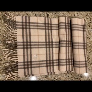 Authentic Burberry scarf with original box